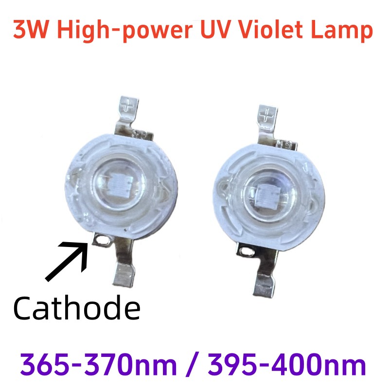 Nail Art Violet - 50PCS 3W High-Power High-Brightness UV LED