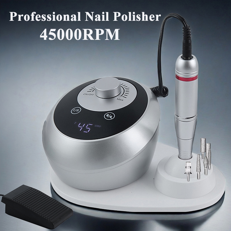 Nail Drill Machine - 45000RPM Professional Manicure Drill Machine Electric