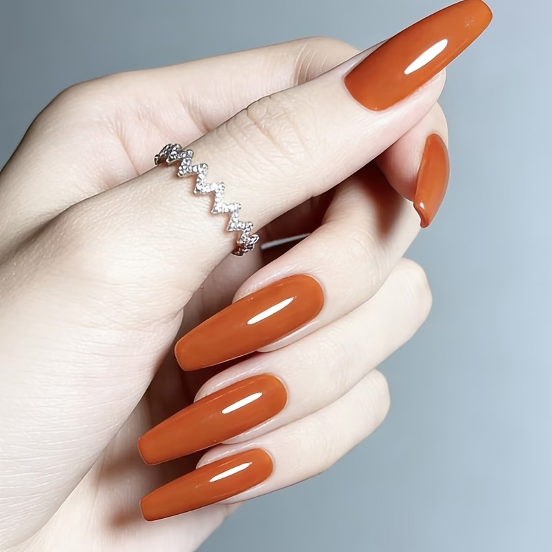 Caramel Orange Nail Strengthen - огляд і ціна Nail Art Orange