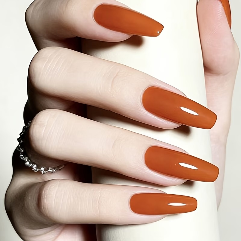 Caramel Orange Nail Strengthen - огляд і ціна Nail Art Orange