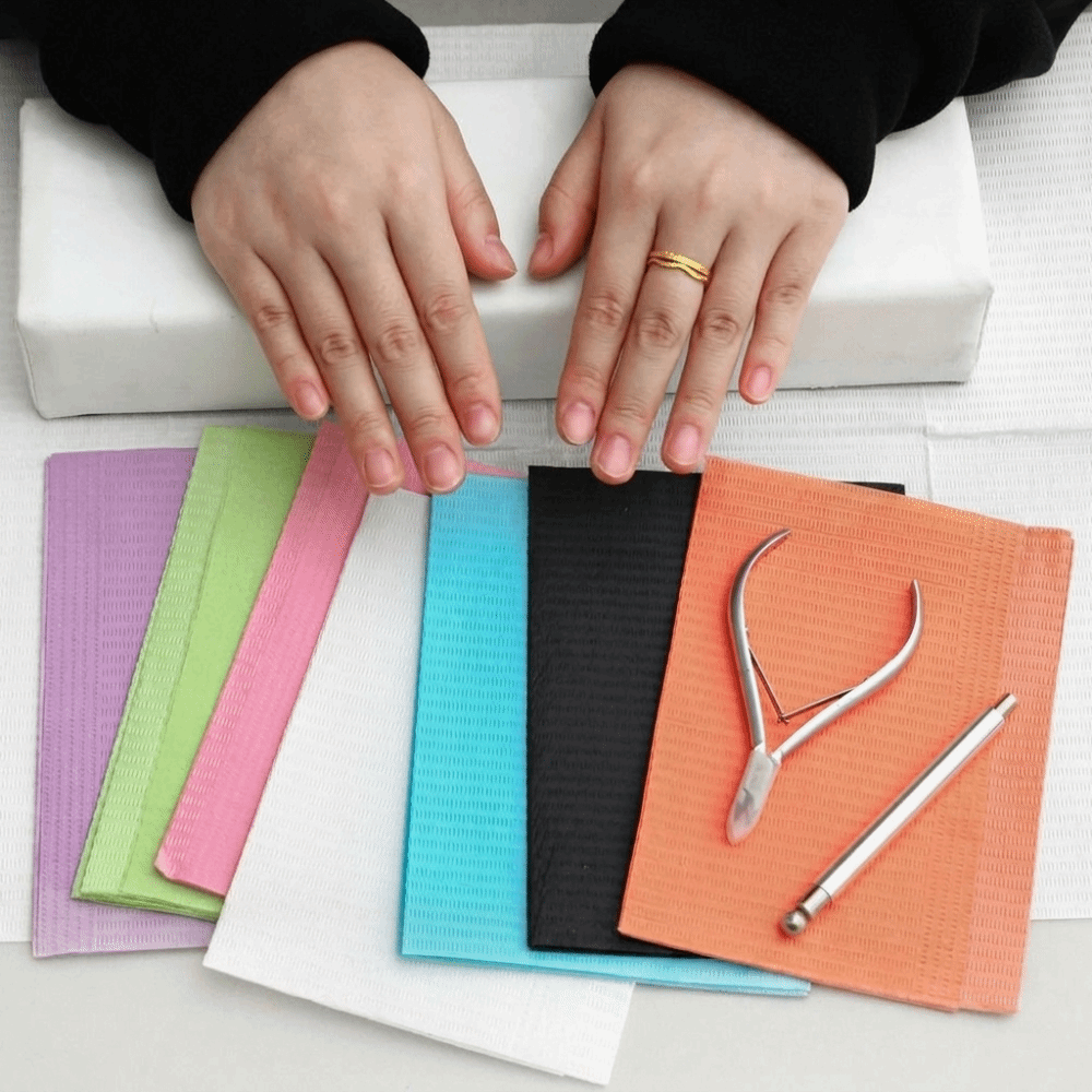 50/125 Sheets Disposable Nail  - огляд і ціна Nail Art Orange