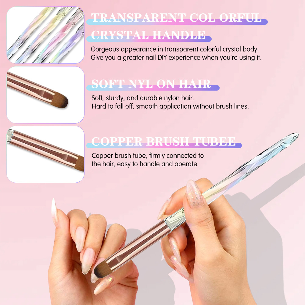 Nail Brush for Nail Art Design - огляд і ціна Nail Art Navy