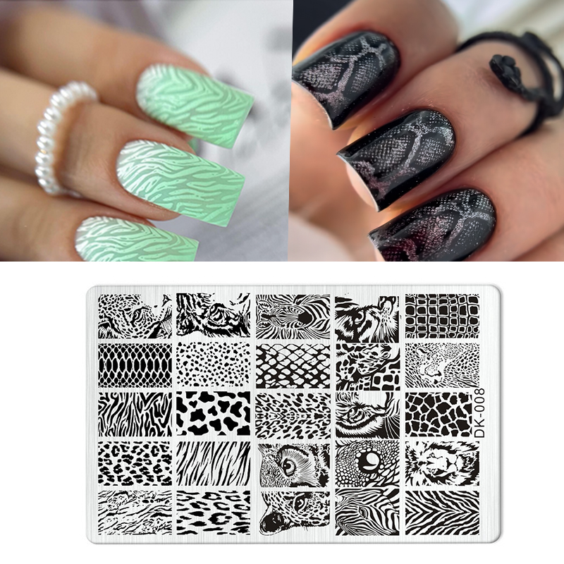 Animal Image Snake Leopard Nai - огляд і ціна Nail Art Zebra