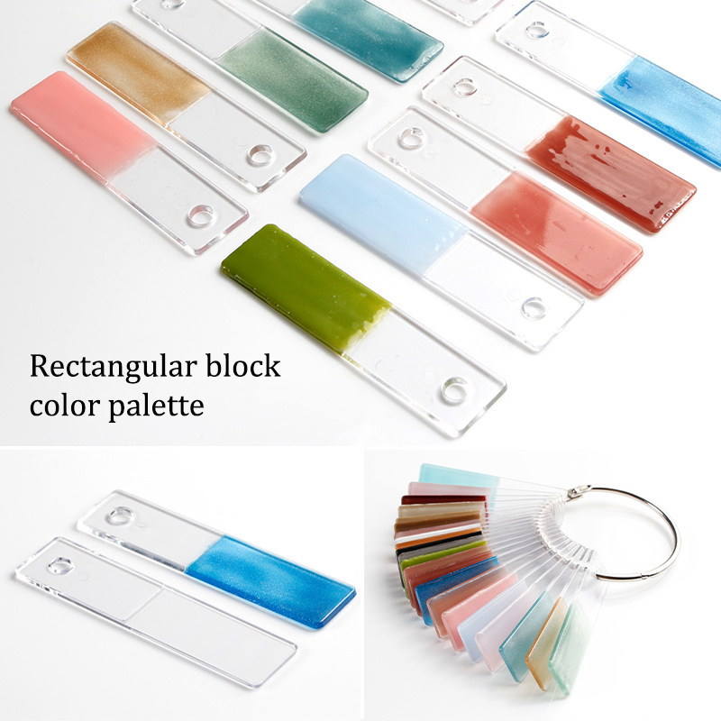 Rectangle Fake Nail Art Displa - огляд і ціна Nail Art Navy