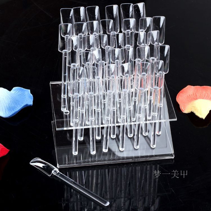 32 Tips Pop Sticks Acrylic Nai - огляд і ціна Nail Art Navy