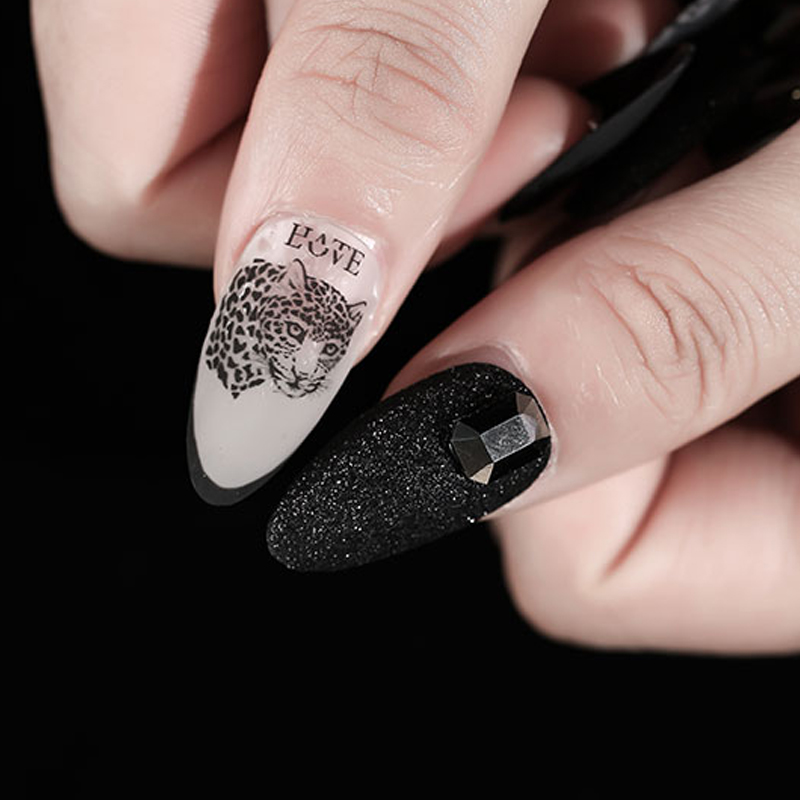 1 sheet Lion Zebra Nail Sticke - огляд і ціна Nail Art Zebra