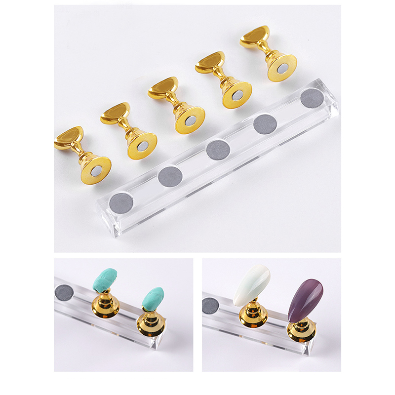 5/30pcs/Set Magnetic Nail Hold - огляд і ціна Nail Art Navy