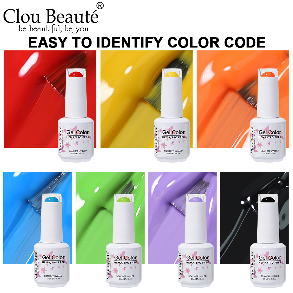 Clou Beaute UV Gel Nail Polish - огляд і ціна Nail Art Violet