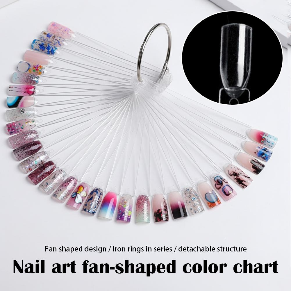 50 Tips Clear Nail Swatches Co - огляд і ціна Nail Art Navy