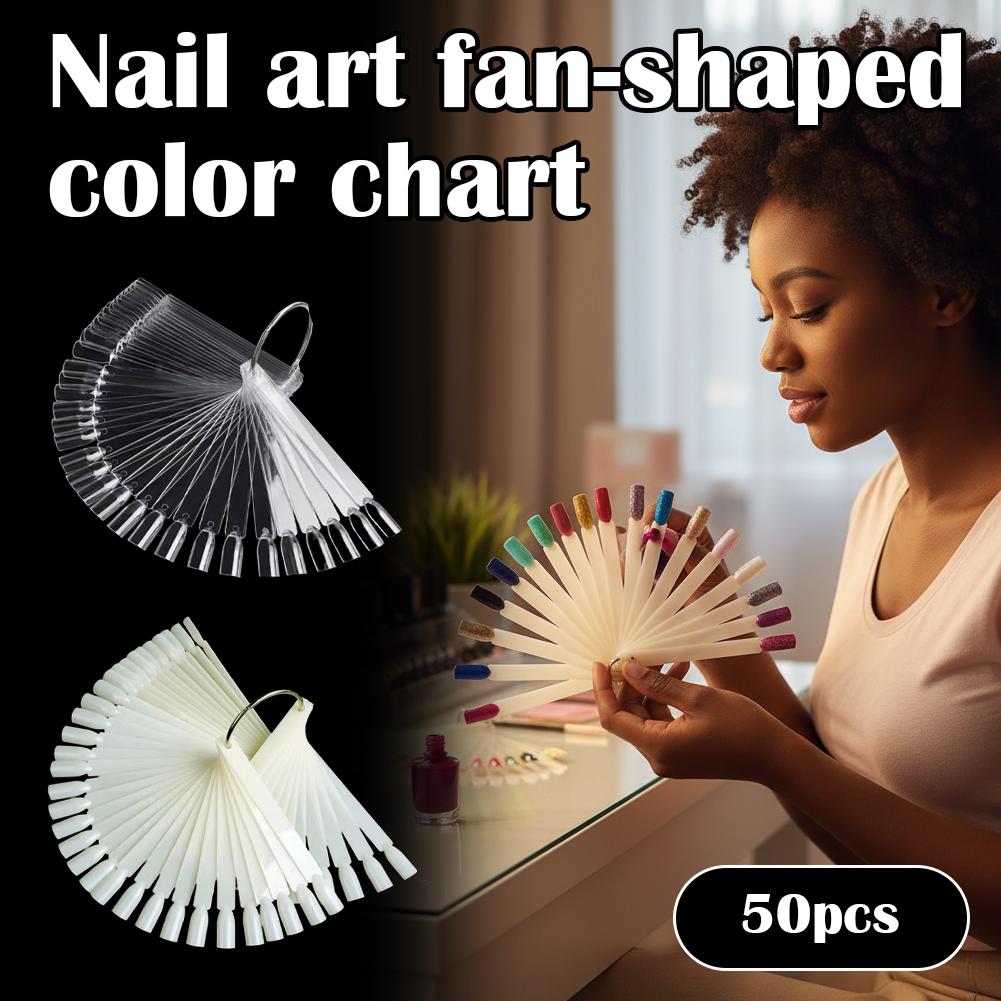 50 Tips Clear Nail Swatches Co - огляд і ціна Nail Art Navy