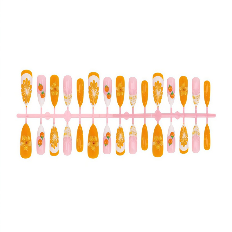 2026New 30pcs 3D Fruit Orange  - огляд і ціна Nail Art Orange