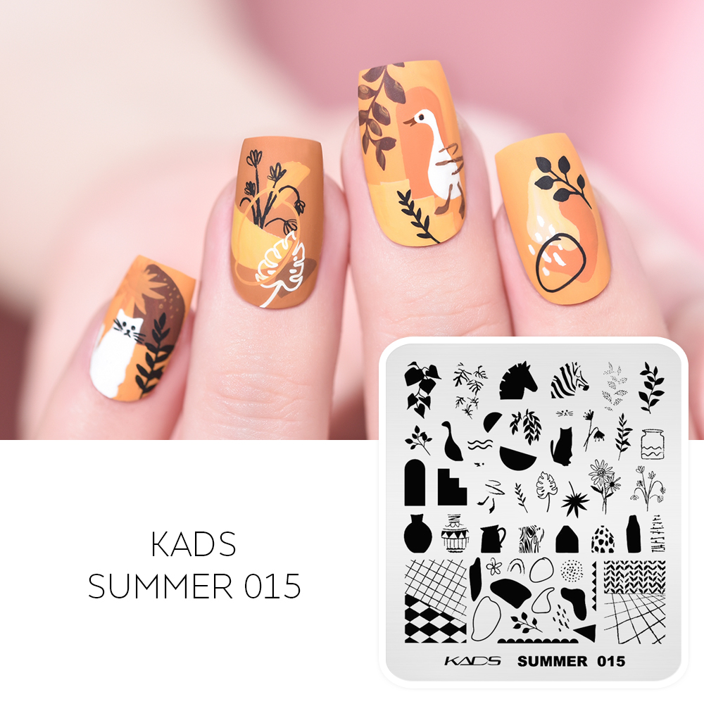 KADS Summer 015 Nail Art Plate - огляд і ціна Nail Art Zebra