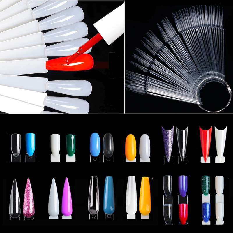 Nail Display Sticks Clear Natu - огляд і ціна Nail Art Navy