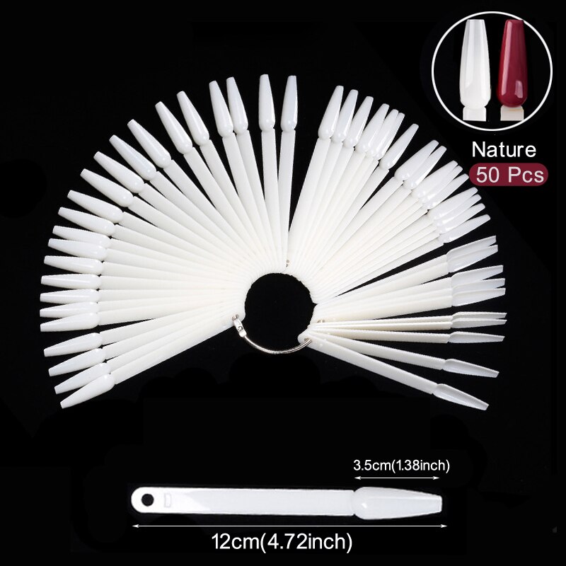 Nail Display Sticks Clear Natu - огляд і ціна Nail Art Navy