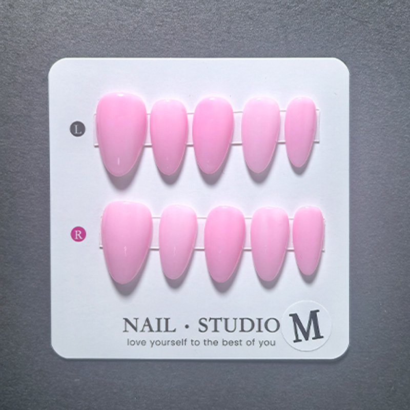 10pcs Almond Press on Nails Ha - огляд і ціна Nail Art Orange