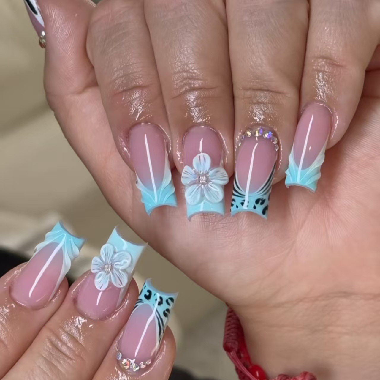 Medium fake nails for women gi - огляд і ціна Nail Art Orange