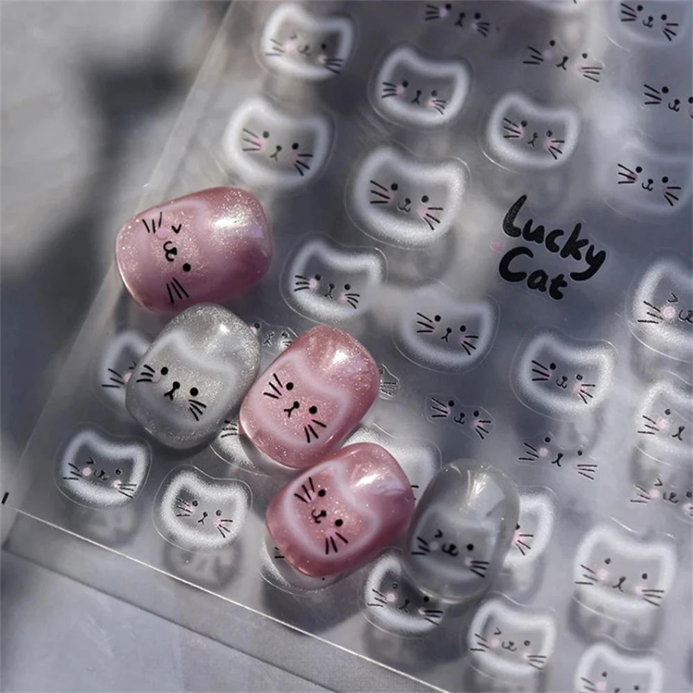 White Halo Dyeing Cat Face Cup - огляд і ціна Nail Art Orange