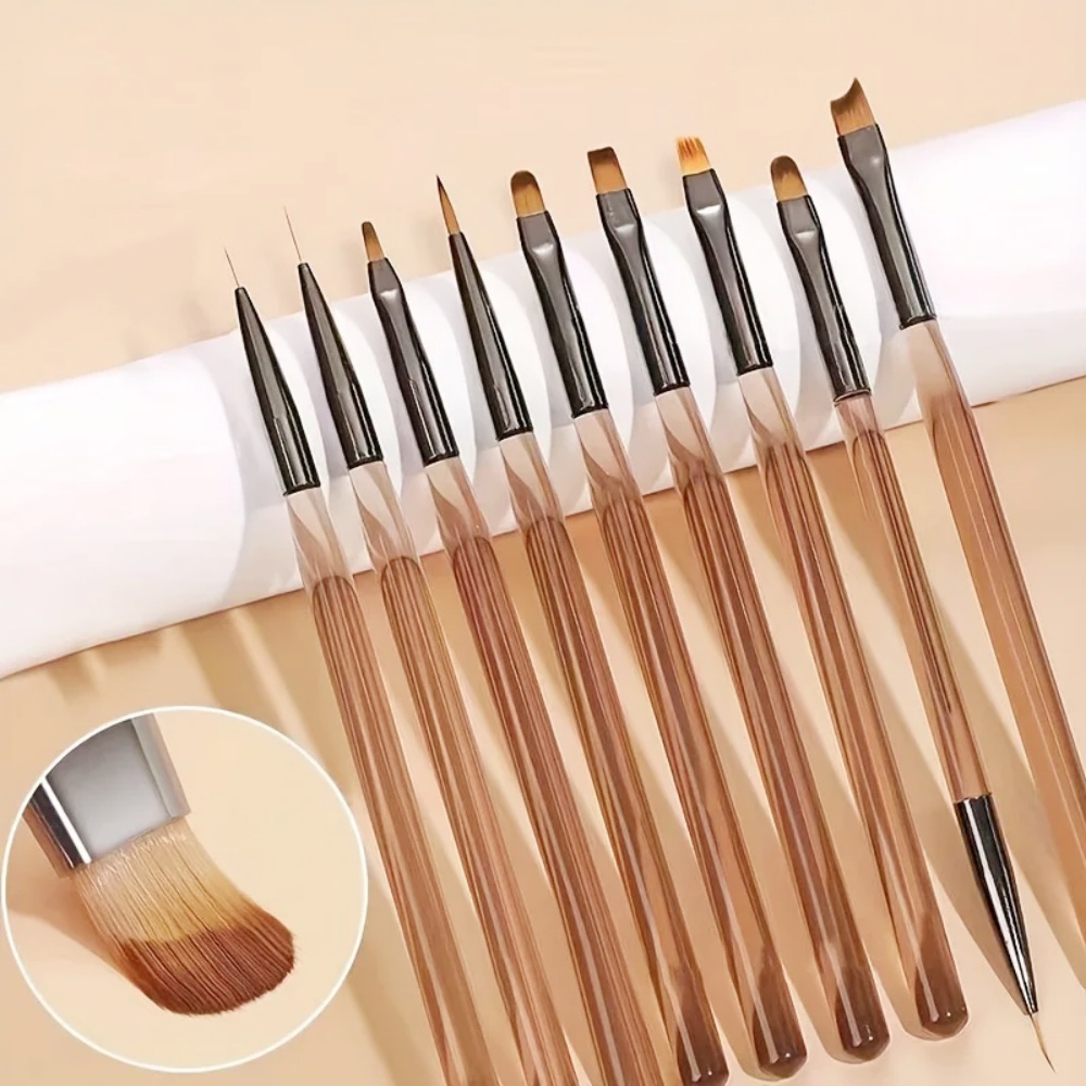 9PCS Nail Brush for Nail Art D - огляд і ціна Nail Art Navy