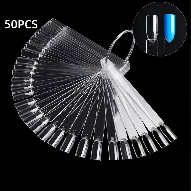 50 Nail Sample Sticks with Rin - огляд і ціна Nail Art Navy