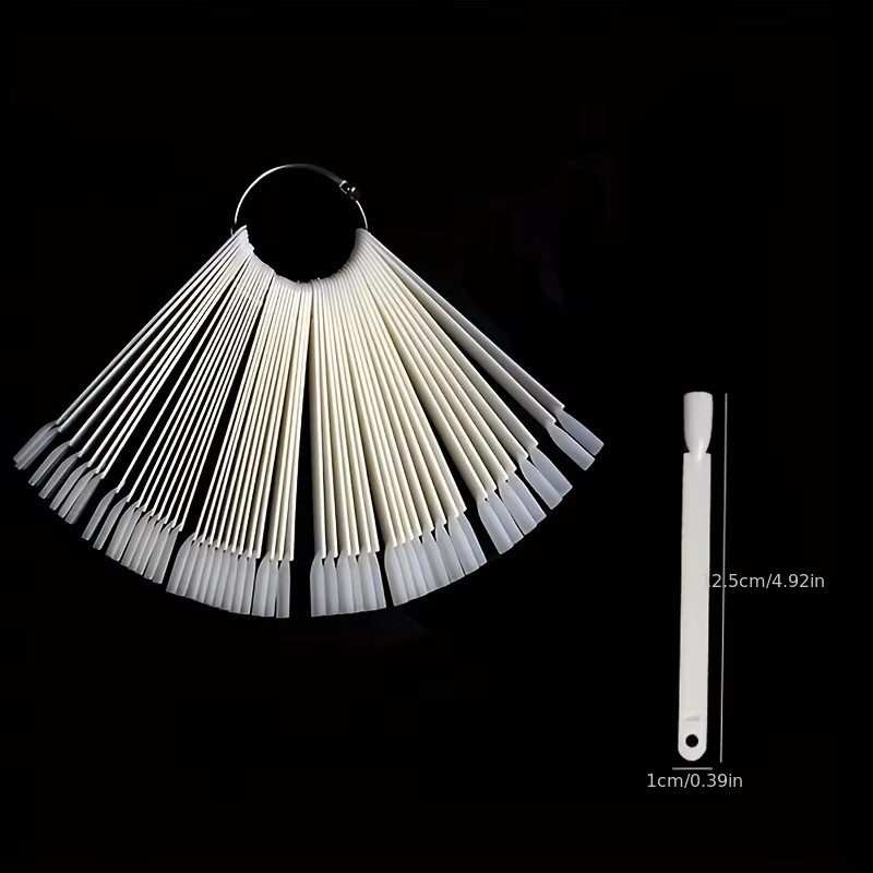 50 Nail Sample Sticks with Rin - огляд і ціна Nail Art Navy