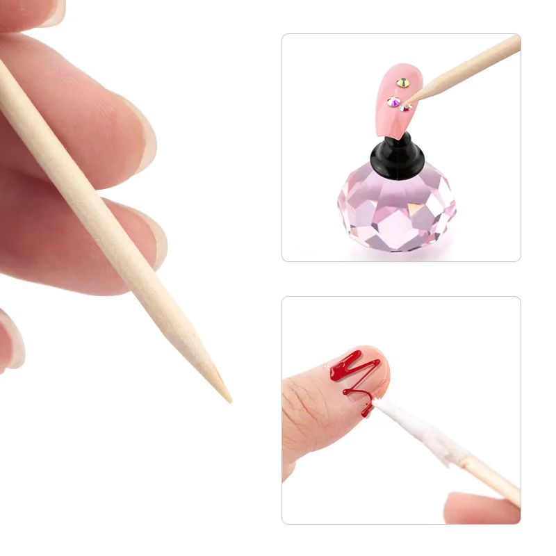 100pcs/Box Nail Art Cuticle Pu - огляд і ціна Nail Art Orange