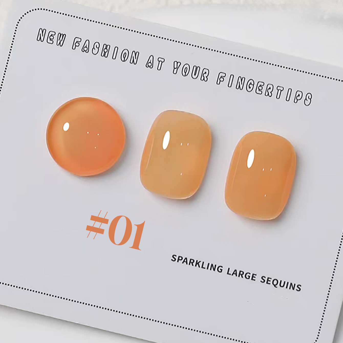 1-6pcs PSK New Macaron Candy O - огляд і ціна Nail Art Orange