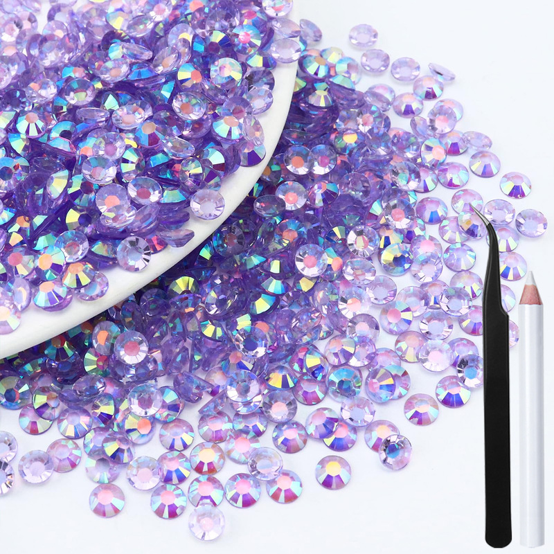 5000/10000PCS Lt Violet Clear  - огляд і ціна Nail Art Violet