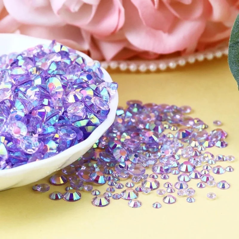 5000/10000PCS Lt Violet Clear  - огляд і ціна Nail Art Violet