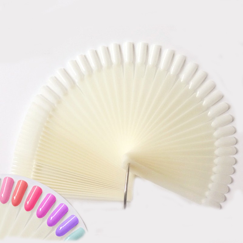 4Color 50pcs False Nail Tips F - огляд і ціна Nail Art Navy